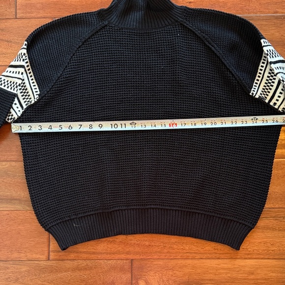 Krush Kandy Retro Grid Waffle Knit Sweater Size Medium - Picture 6 of 8